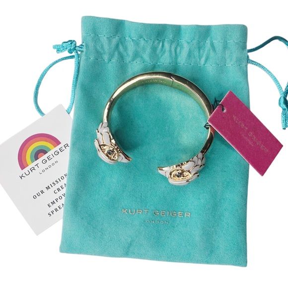 Kurt Geiger Jewelry - Kurt Geiger Gold and Lavender Cuff Bracelet